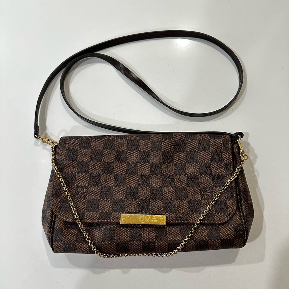 Louis Vuitton Favorite MM damier ebene crossbody bag
